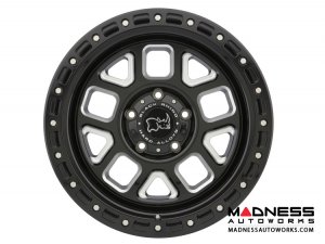 Black Rhino Alpine Wheels - Gloss Black w/Milled Spokes - 5x127" Black Rhino Alpine Wheels - Gloss Black w/Milled Spokes - 5x127"